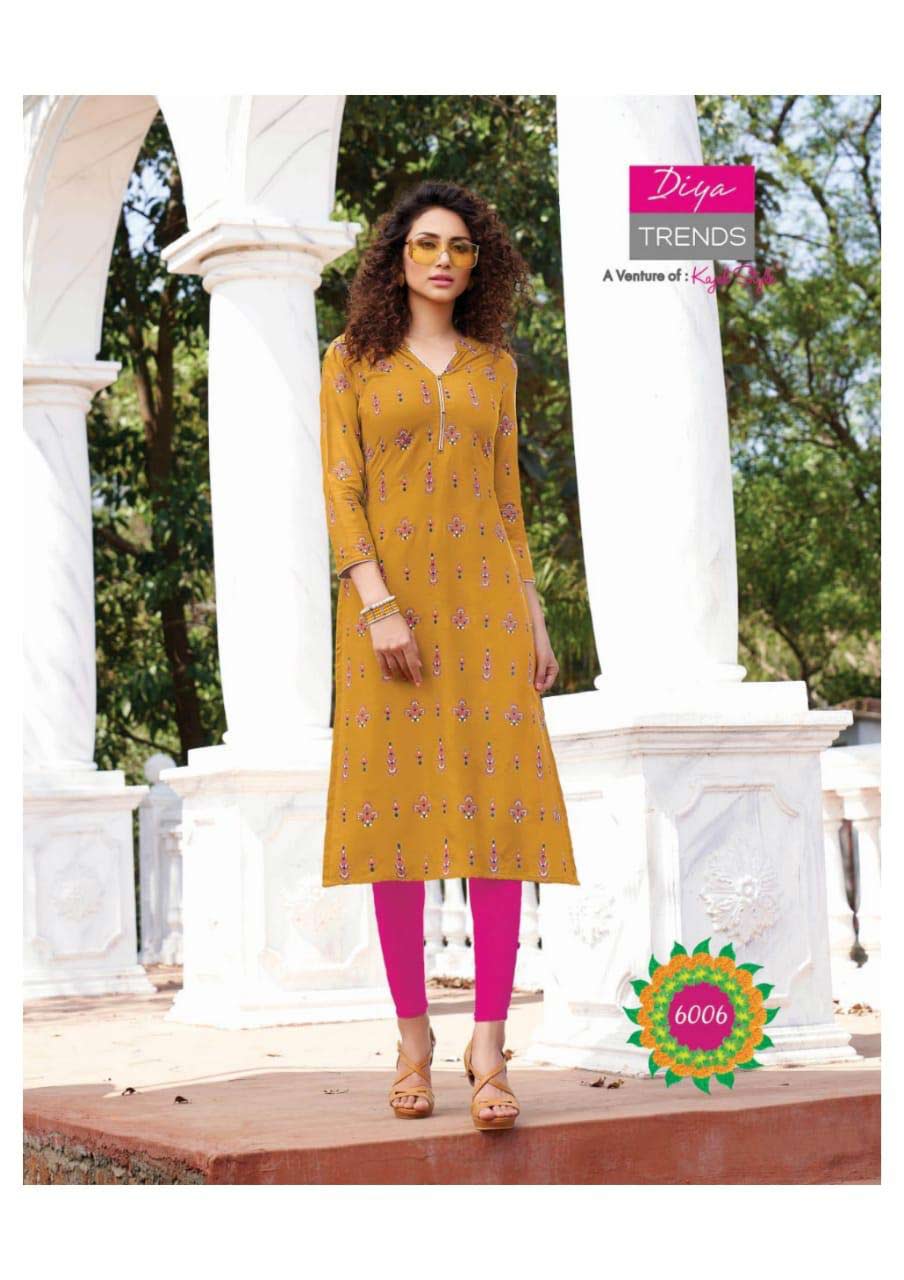 Gardencity Vol-6 Straight Print Wholesale Kurti Gardencity Vol-6 Straight Print Wholesale Kurti
